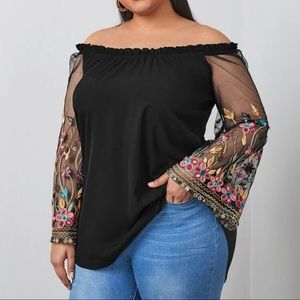 SHEIN Bardot Blouse Size 16